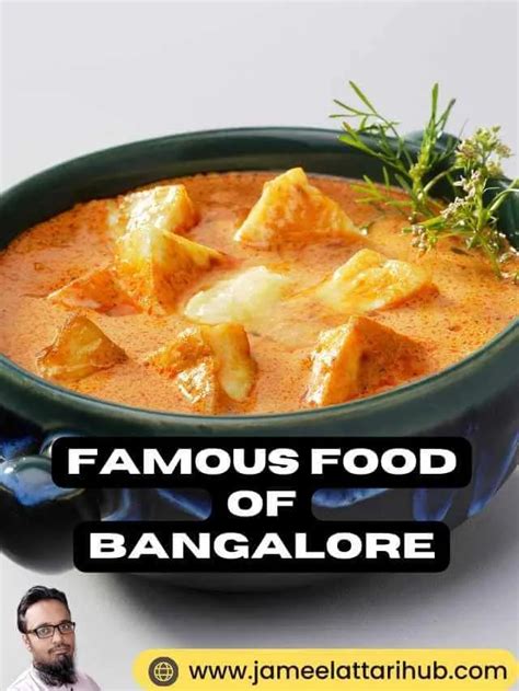 Famous Food of Bangalore - Jameelattarihub