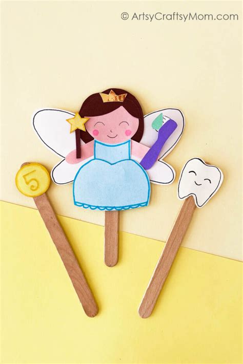 Cute and Easy Tooth Fairy Craft for Kids