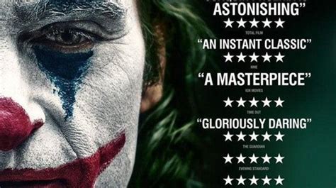 Joker Movie Critics Poster Calls It a Masterpiece and Film of the Year