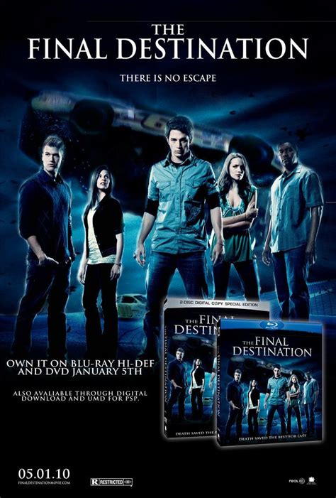 the final destination dvd and blu - ray disc set are shown in this ...