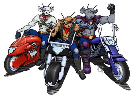 Biker Mice from Mars (FanArt) by black-griffel on DeviantArt