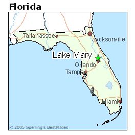 Lake Mary Florida Map - Zaria Kathrine