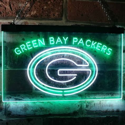 Green Bay Packers Neon-Like LED Sign | FanSignsTime