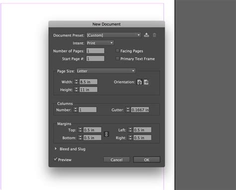 How to Create a Basic Document in InDesign - Natasha Lane Design Co.