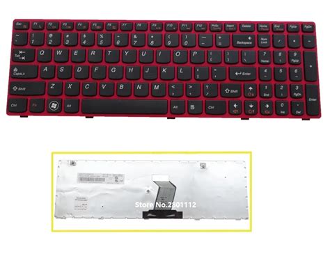 SSEA New Laptop US Keyboard For Lenovo G580 Z580 B580 V580 G580A V580A Z580A G580G G585 G585A ...