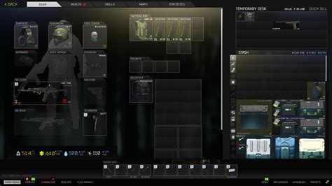 Escape from Tarkov Menu UX Redesign - Blog - Hey I'm Markus