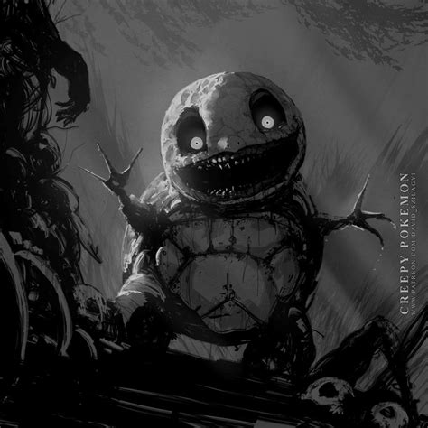 1 – Squirtle Pikachu, Squirtle, Pokemon Fan Art, My Pokemon, Creepy Pokemon, Creepy Pictures ...