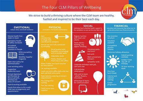 CLM Pillars of Wellbeing - Connections Legal Management