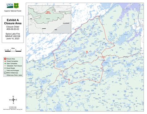 Partial BWCAW Closure follows Fire Ban and Spice Lake Fire - Boundary Waters Catalog Blog