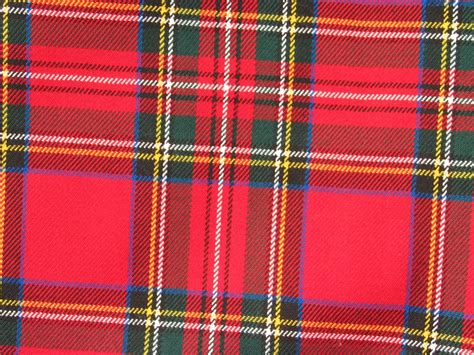 Royal Stewart Tartan Fabric Christmas Red Plaid Fabric By | Etsy