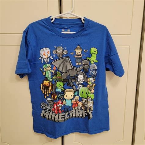 Minecraft Kids Shirt, Men's Fashion, Tops & Sets, Tshirts & Polo Shirts ...