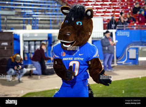 Boise State mascot Buster Bronco during the 2022 Frisco Bowl college ...