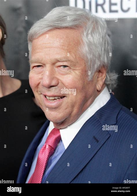 Robert Kraft arrives at Directv's Super Saturday Night Super Bowl party ...