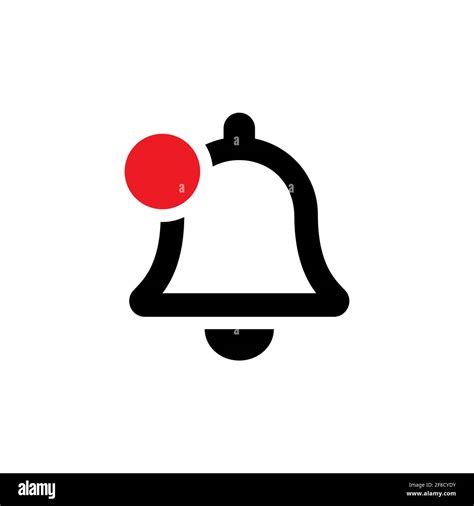 New notification vector icon. Bell with notification symbol for social ...