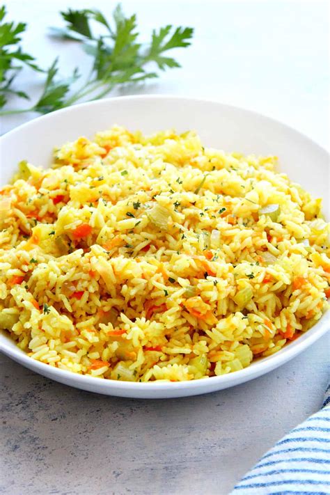 Rice Pilaf Recipe - Crunchy Creamy Sweet