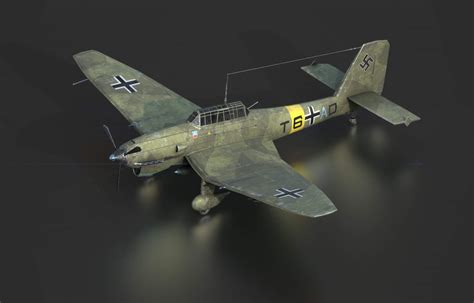 Junkers Ju 87 Stuka - 3D Model by sanchiesp