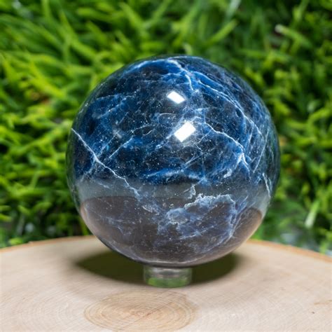 Sodalite Sphere - The Crystal Council