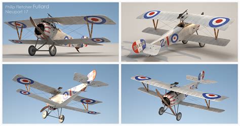 3D ww1 aces england fighter aircraft - TurboSquid 1423940