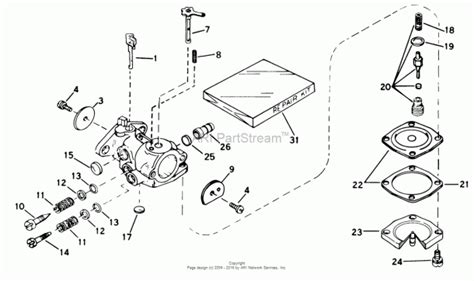 Toro Snowblower Carburetor Diagram