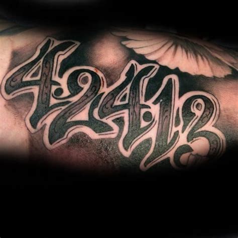 63 Amazing Number Tattoos for Men [2024 Inspiration Guide]