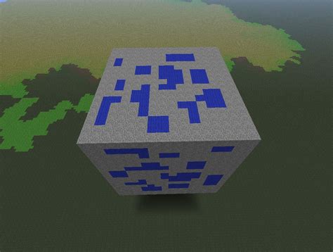 3D Lapis Lazuli Ore Minecraft Project