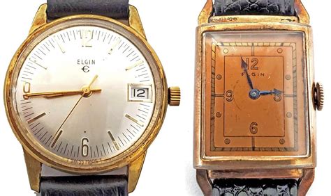 Lot - (2) Vintage Men's Elgin Wrist Watches