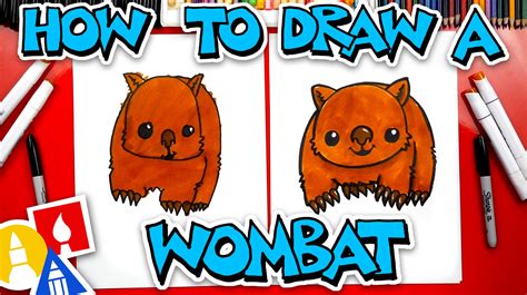 How To Draw A Wombat