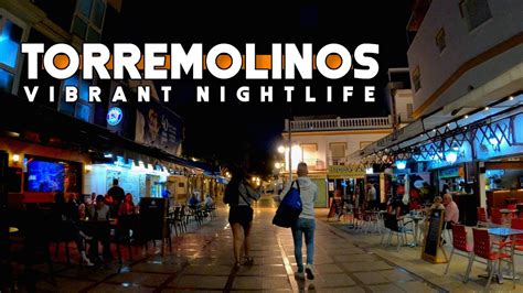 Torremolinos Town to Beach Nightlife Evening Walk May 2021 Costa del Sol | Málaga, Spain [4K ...