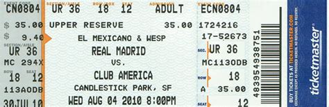 Soccer Ticket - 22+ Examples, Format, Sample | Examples