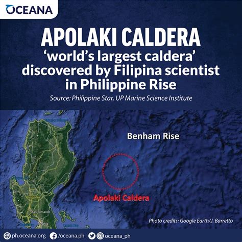 The Apolaki Caldera may be the... - Oceana Philippines