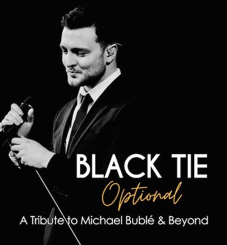 Tickets | Black Tie Optional: A Tribute to Buble' and Beyond at The Lyric Theatre, Stuart, FL on ...