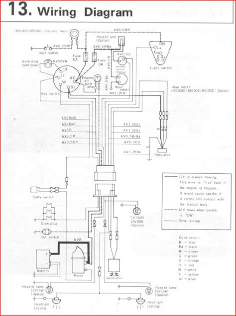 Kubota Ignition Switch Wiring Diagram - inspirex