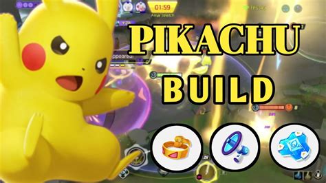 PIKACHU GAMEPLAY/POKEMON UNITE/PIKACHU BUILD #pokemonunite - YouTube