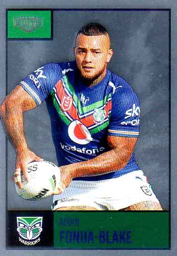 2022 NRL Elite Silver Special P130 Addin Fonua-Blake Warriors | Diggaz Trading Cards