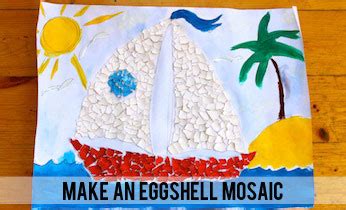 Make An Eggshell Mosaic | Mosaics | Crafts For Kids