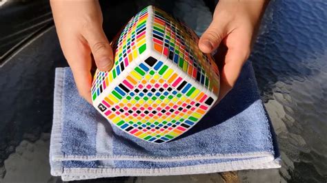 Rainbow13 - Original 13x13 Rubik's Cube Pattern - YouTube