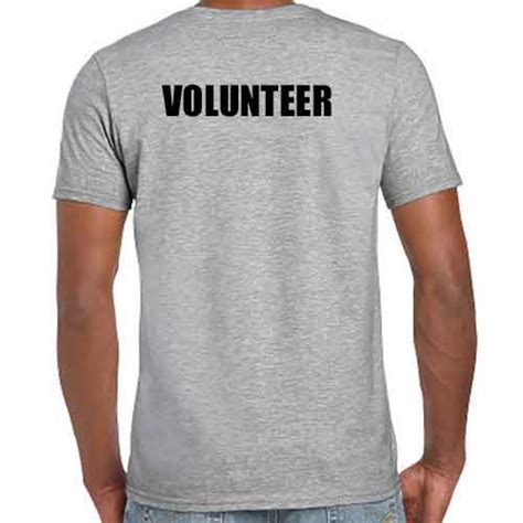 Volunteer Shirts: Charity & Event Group Volunteer T-shirts