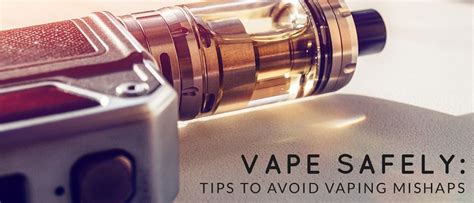 Safety first: Some Important Tips to Vape Safely - Applygist Tech News