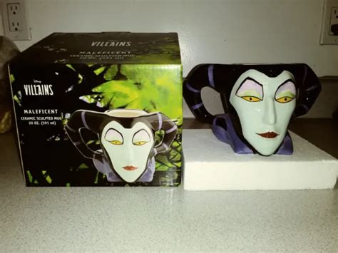 NEW DISNEY HALLOWEEN Sleeping Beauty Witch Maleficent Villain Coffee Cup Mug $40.00 - PicClick