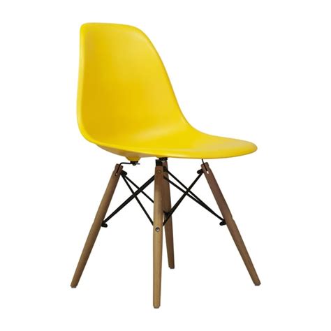 Shop Handmade Mid-century Modern Yellow Dining Chair (India) - Free ...