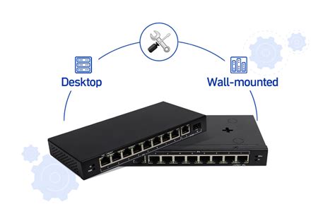 10-Port gigabit PoE switch