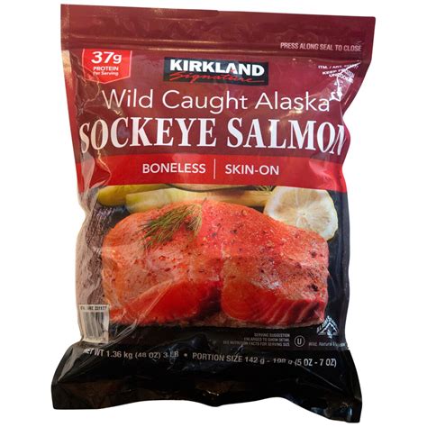 Costco Kirkland Signature Wild Alaskan Sockeye Salmon, 47% OFF