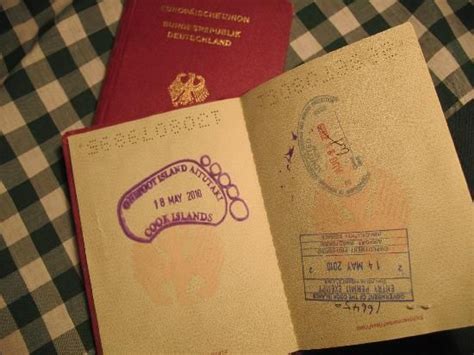 One Foot Island passport stamp! | Passaporte, O turista, Lugares