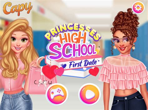 Princess High School First Date Game - Fun Girls Games