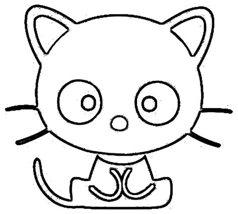 Simple Chococat coloring page - Download, Print or Color Online for Free