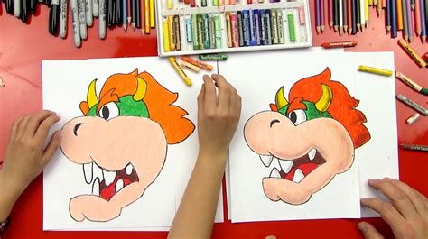 How To Draw Bowser - Art For Kids Hub