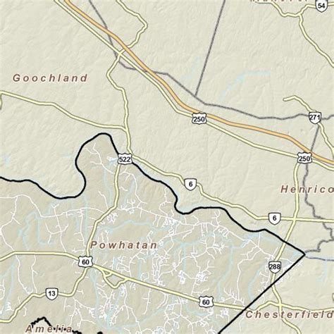 Powhatan County, VA - Map Viewer | Powhatan, Powhatan virginia, Map