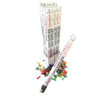 30" Confetti Cannon | Metallic Multi-Color | Sparklers.us