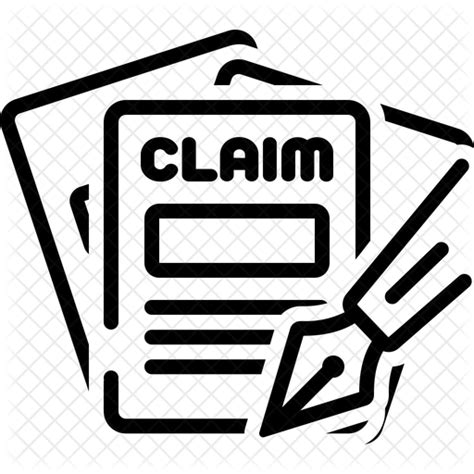 Claims Icon - Download in Line Style