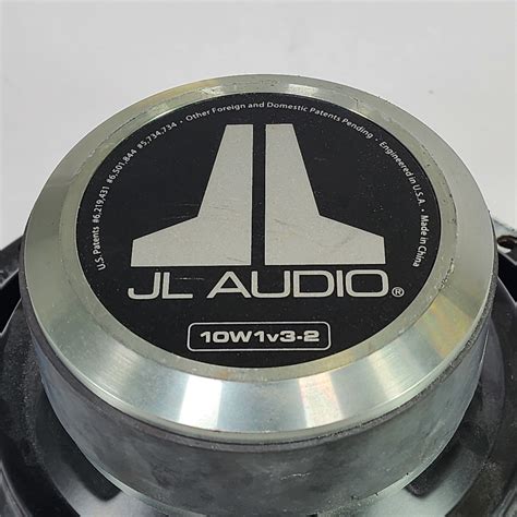 (1 Pair) JL Audio 10W1v3-2 W1v3 Series 10" Subwoofer -No Grille -See Description - Max Marine ...